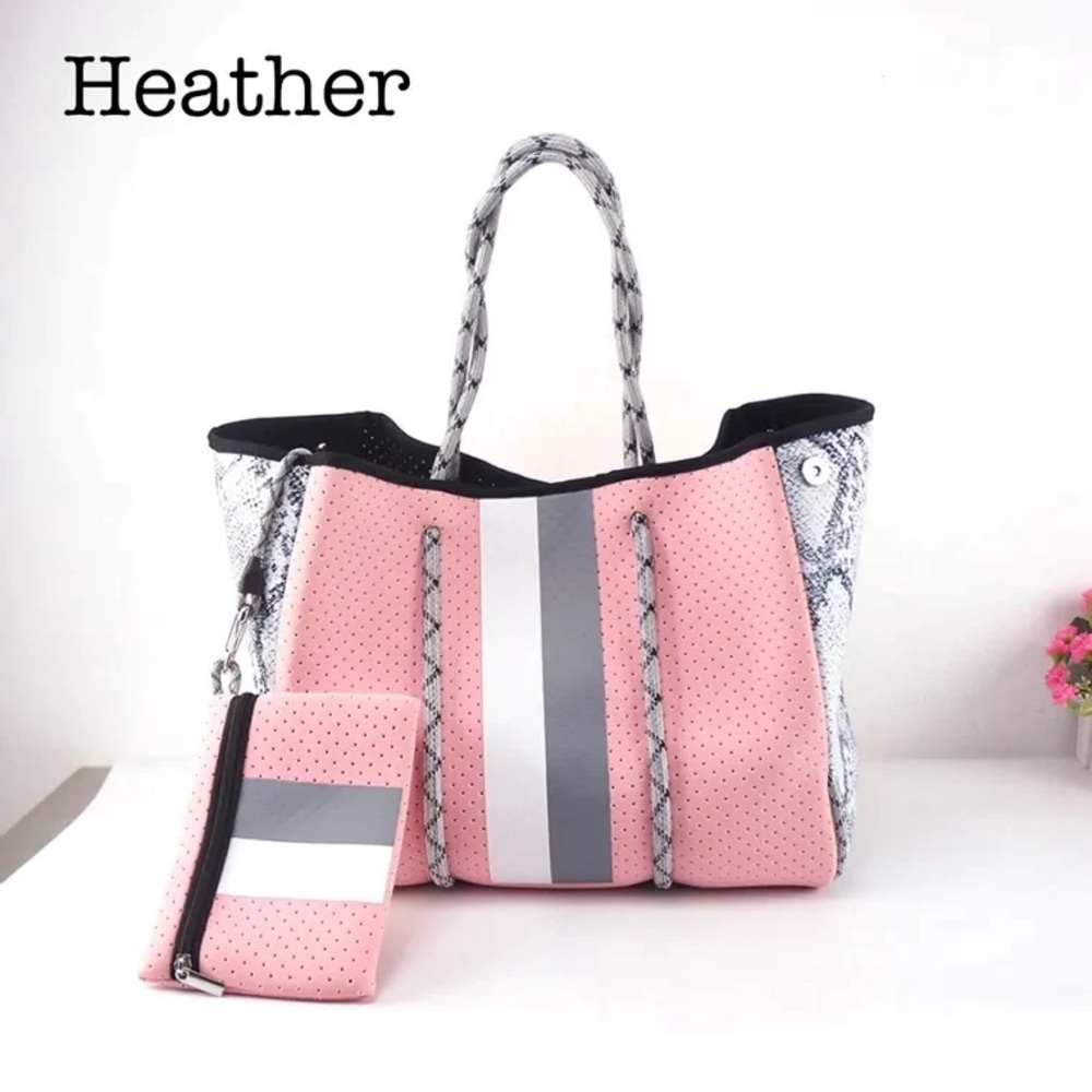 Neoprene Tote & Zipper Pouch